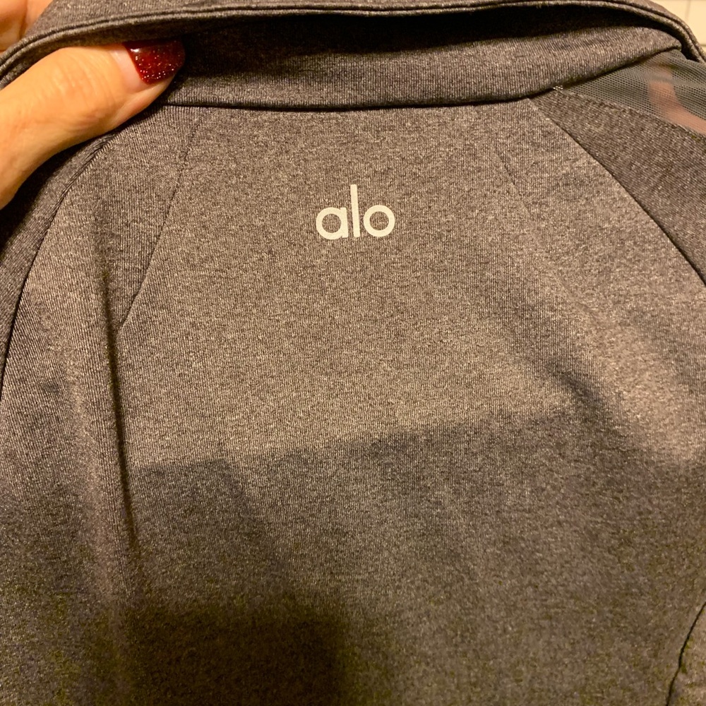 ALO Yoga Charcoal Hoodie